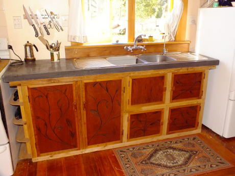 Concrete bench top - faux granite