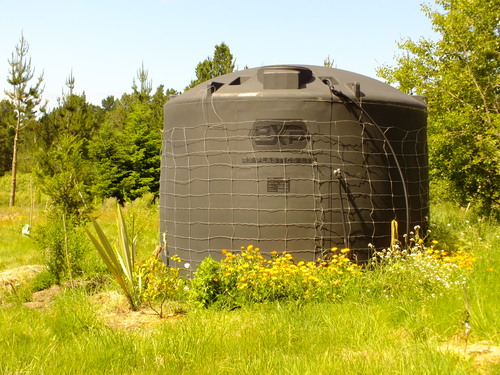 Hiding the water tank