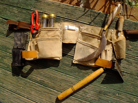 The forest garden tool belt